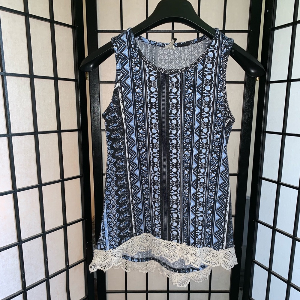 Cute high low tank